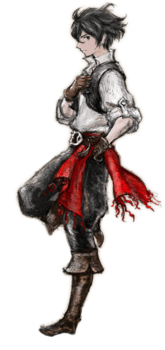 薛弗 CV：武內駿輔 年輕的海員。被捲入由水晶所引發的風暴，漂流到這大陸，是故事的主人翁。