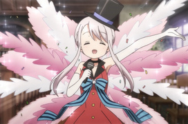 以魔術師形象在Rabbit House演出的照片